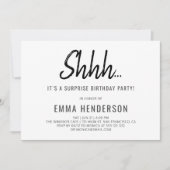 Moderne eenvoudige verrassingsdag kaart (Voorkant)