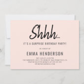 Moderne eenvoudige verrassingsdag kaart (Voorkant)