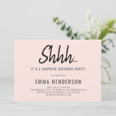 Moderne eenvoudige verrassingsdag kaart (Staand voorkant)