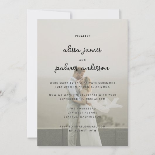 Moderne, eenvoudige verwijdering van het ontwerp kaart (Voorkant)