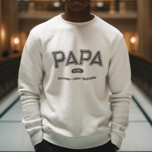 Moderne eenvoudige vetgedrukte typografie Papa