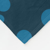 Moderne, eenvoudige viering concept grafische kuns fleece deken (Hoek)