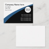 Moderne Eenvoudige Voeg je Logo toe Visitekaartje (Voorkant / Achterkant)