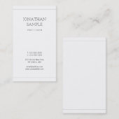 Moderne, eenvoudige vormgeving elegant design in T Visitekaartje (Voorkant / Achterkant)