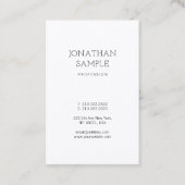 Moderne, eenvoudige vormgeving, elegant design, pr visitekaartje (Voorkant)