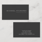 Moderne, eenvoudige vormgeving Visitekaartje (Voorkant / Achterkant)