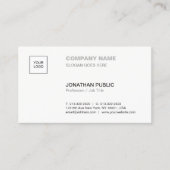 Moderne, eenvoudige vormgeving voor professionele  visitekaartje (Voorkant)