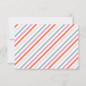 Moderne Eenvoudige Vrolijke Kerst Nota Kaart Notitiekaartje (Achterkant)