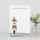 Moderne eenvoudige vuurtoren voor eenvoudige Water Briefpapier (Staand voorkant)