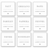 Moderne eenvoudige waterdichte keuken- en keukenka sticker (Voorkant)