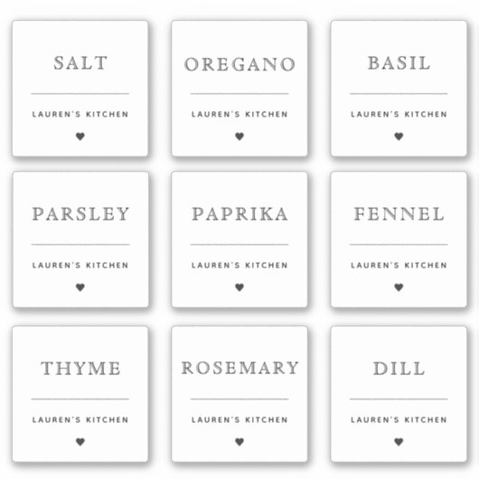 Moderne eenvoudige waterdichte keuken- en keukenka sticker (Voorkant)