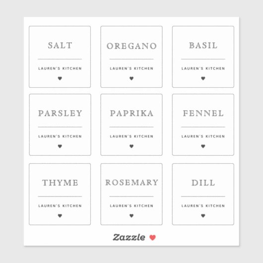 Moderne eenvoudige waterdichte keuken- en keukenka sticker (Vel)