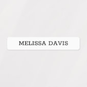 Moderne Eenvoudige Waterdichte Naamlabels voor Kin Labels (Design 1)