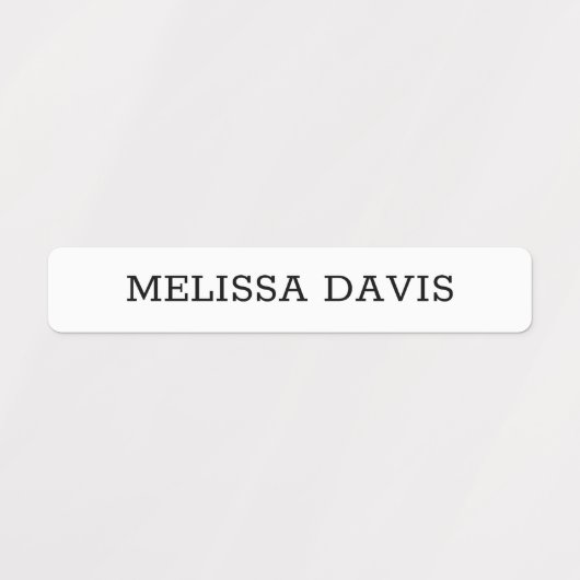 Moderne Eenvoudige Waterdichte Naamlabels voor Kin Labels (Design 1)