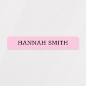Moderne Eenvoudige Waterdichte Naamlabels voor Kin Labels (Design 2)
