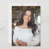 Moderne eenvoudige Waterverf Illustratie Afstudere Kaart (Achterkant)