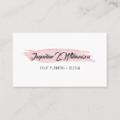 Moderne, eenvoudige Waterverf wash Art Design Busi Visitekaartje (Voorkant)