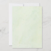 Moderne eenvoudige Waterverf woestijn Cactus Flora Kaart (Achterkant)