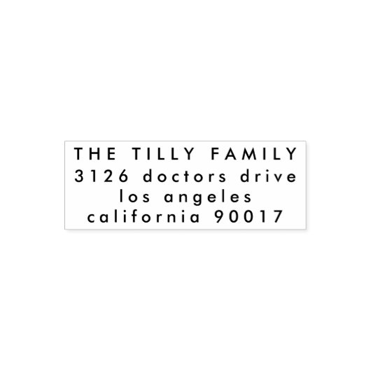 Moderne eenvoudige weddenschap  zelfinktende stempel (Design)