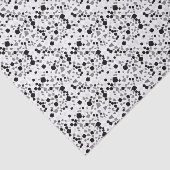 Moderne eenvoudige whitepaper over terrazzo-weefse tissuepapier (Detail)