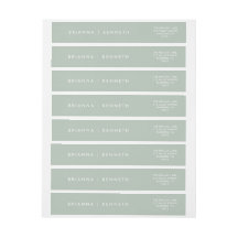 Moderne eenvoudige wijze elegante bruiloft