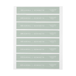 Moderne Eenvoudige Wijze Met Witte Lettering Weddi