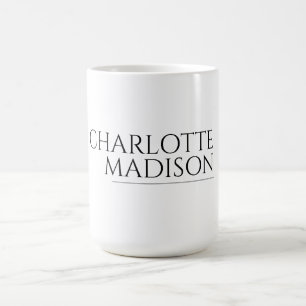 Moderne Eenvoudige Witte Trendy Minimalistische Ee Koffiemok