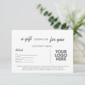 Moderne, eenvoudige zakelijke applicatie voor hand (Staand voorkant)