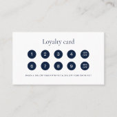 Moderne eenvoudige zakelijke klant klantenkaartje (Voorkant)