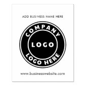 Moderne Eenvoudige zakelijke Logo en website Rubberstempel (Afrduk)