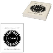 Moderne Eenvoudige zakelijke Logo en website Rubberstempel (Gestempeld)