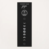 Moderne eenvoudige zakelijke Logo Mystical Moons G Yogamat (Voorkant)