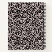 Moderne, eenvoudige zijkant | Blush No. Notitieboek (Achterkant)