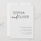 Moderne, eenvoudige zilveren grijze alles-in-één b kaart (Voorkant)