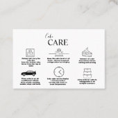 Moderne, eenvoudige zwart-witbedrijven visitekaartje (Voorkant)