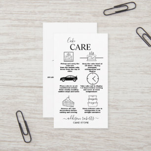 Moderne, eenvoudige zwart-witbedrijven visitekaartje