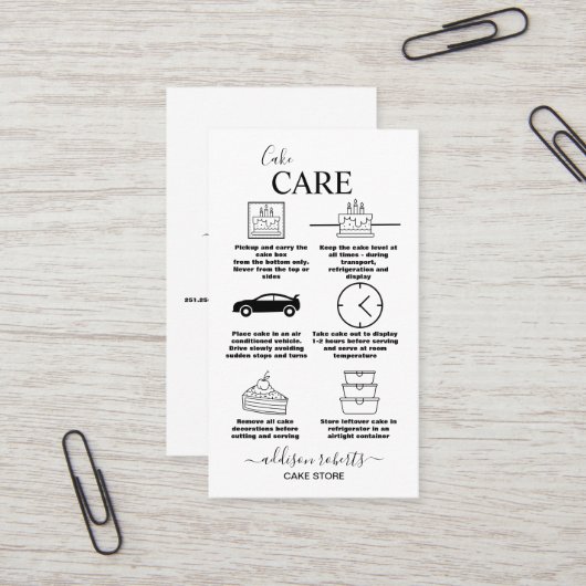 Moderne, eenvoudige zwart-witbedrijven visitekaartje (Voorkant / Achterkant in situ)