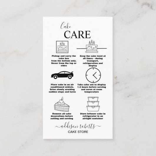 Moderne, eenvoudige zwart-witbedrijven visitekaartje (Voorkant)