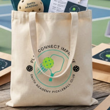 Moderne Eenvoudige Zwarte Pickleball Sportclub