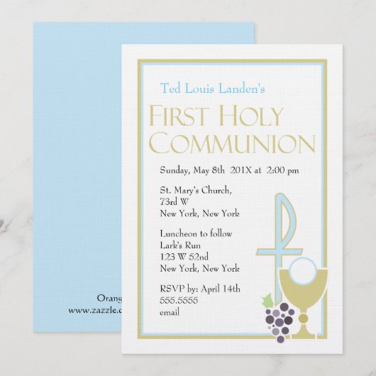 Moderne eerste communautarisering | Blauw Kaart (Voorkant / Achterkant)