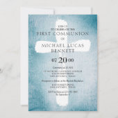 Moderne eerste communie uitnodiging (Voorkant)