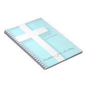 Moderne Eerste Heilige Communie in het Blauwe Gast Notitieboek (Rechterzijde)