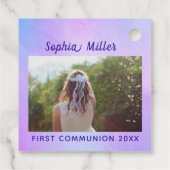 Moderne eerste Heilige Communistische Colorful Cro Bedankjes Labels (Achterkant)