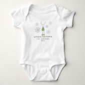 Moderne Eerste Kerst Cozy Rendier Romper (Voorkant)