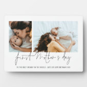 Moderne eerste Moederdag 2 Fotoscript Fotoplaat (voorkant)