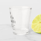 Moderne Eet Drink Vier Huwelijk Shot Glas (Rechts)