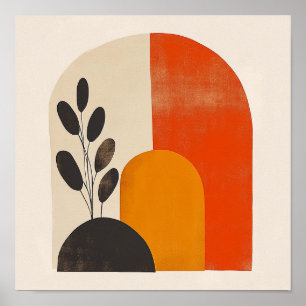 Moderne Eetkamer Decor Minimalistische Kunst Wand  Poster