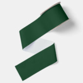 Moderne effen groene kerst grosgrain lint (Achterkant)