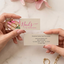 Moderne Effen Tannige Fuchsia Roze Schrift Foto Na