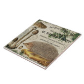 moderne egel tegeltje (Zijkant)